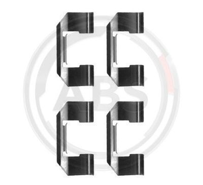 Комплект монтажный тормозных колодок MasterKit 77AA064