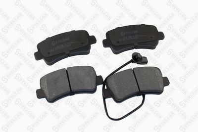 Колодки дисковые задние с антискрипными пластинами STELLOX 000684BSX