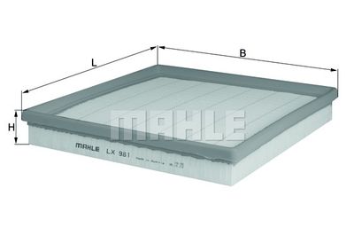Фильтр воздушный MAHLE LX981