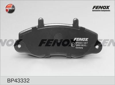 Колодки тормозные дисковые FENOX BP43332