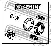 Ремкомплект суппорта тормозного FEBEST 0375GH3F