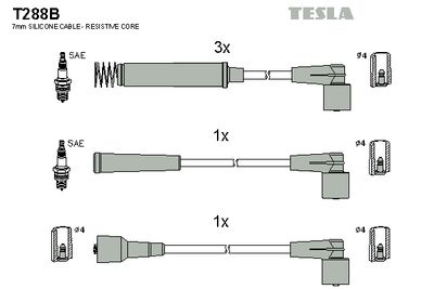 Провода зажигания TESLA T288B