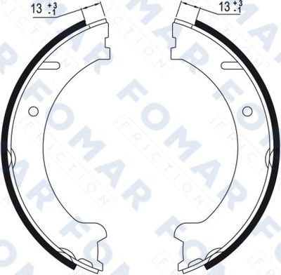 Колодки тормозные барабанные TRUSTING 127272