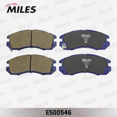 Колодки тормозные передние Miles E500546