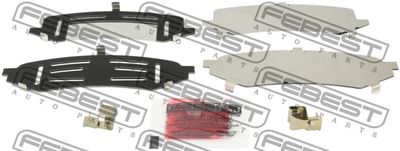 Комплект монтажный дисковых колодок FEBEST 0103HDJ100R