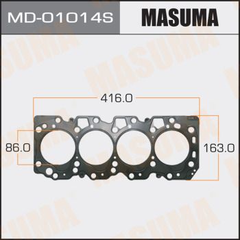 Прокладка ГБЦ Masuma MD01014S