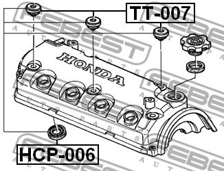 Кольцо уплотнительное свечного колодца FEBEST HCP006