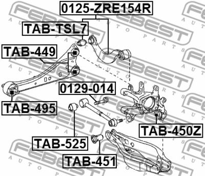 Болт регулировки развала колес QUATTRO FRENI QF54D00026