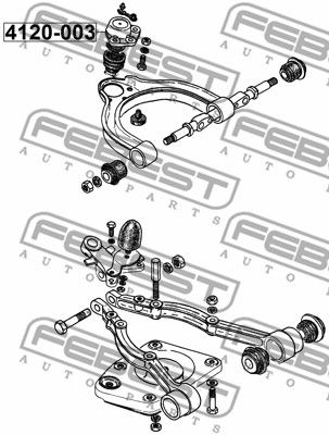 Опора шаровая верхняя PILENGA TSP3171