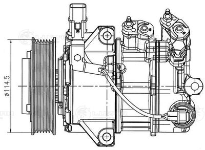 Компрессор кондиционера LUZAR LCAC0812