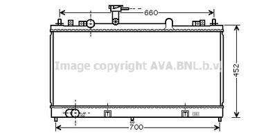 Радиатор охлаждения AVA MZ2162