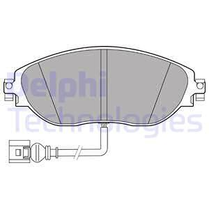 Колодки тормозные передние DELPHI LP3389