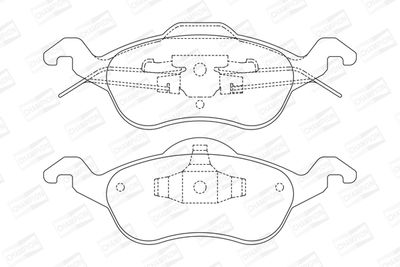 Колодки тормозные передние FINWHALE V330