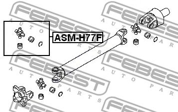 Крестовина карданного вала FEBEST ASMH77F