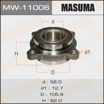 Подшипник ступицы Masuma MW11006