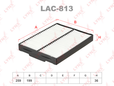 Фильтр салона LYNXauto LAC813