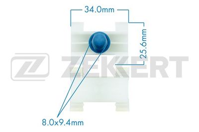 Клипса крепежная Zekkert BE1003