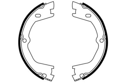 Колодки тормозные барабанные TRUSTING 034110