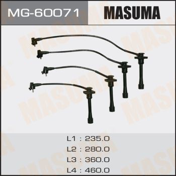 Комплект проводов высоковольтных Masuma MG60071