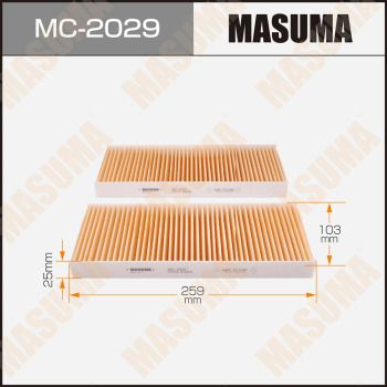 Фильтр салона Masuma MC2029