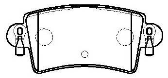 Колодки тормозные дисковые HSB HP8379