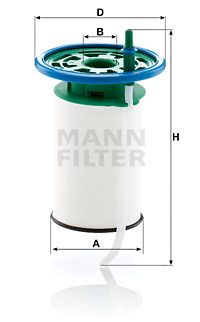 Фильтр топливный MANN-FILTER PU7015