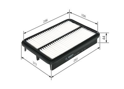 Фильтр воздушный BOSCH F026400044