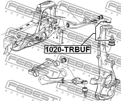 Опора шаровая верхняя FEBEST 1020TRBUF