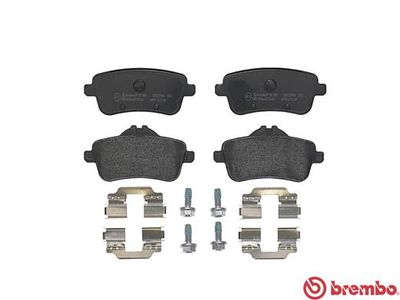 Колодки тормозные дисковые задние BREMBO P50100