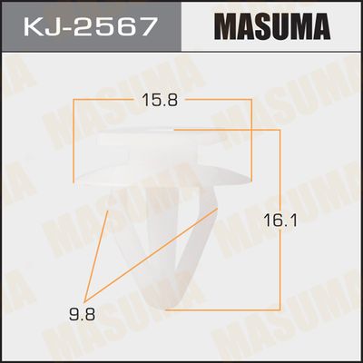 Клипса крепления Masuma KJ2567