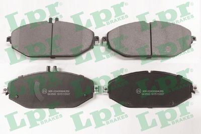 Колодки тормозные дисковые передние LPR 05P2037