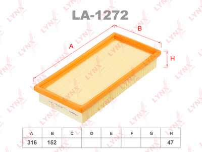 Фильтр воздушный BIG FILTER GB9643