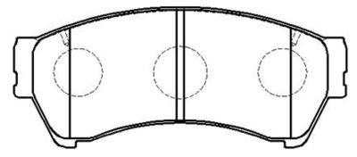 Колодки тормозные дисковые HSB HP9916