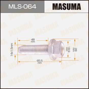 Болт амортизатора Masuma MLS064