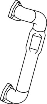 Глушитель задняя часть NOVAK 10703