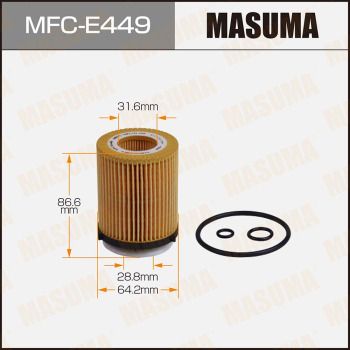 Фильтр масляный Masuma MFCE449