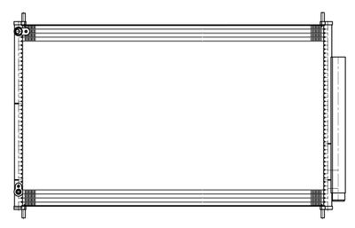 Радиатор кондиционера LUZAR LRAC2318