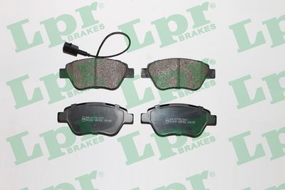 Колодки тормозные передние LPR 05P763