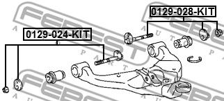 Болт рычага TOYOTA 481900K040