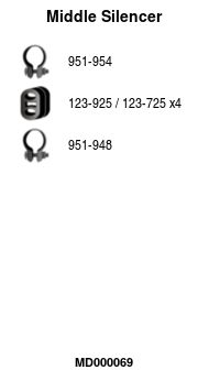 Глушитель средняя часть POLMOSTROW 17312