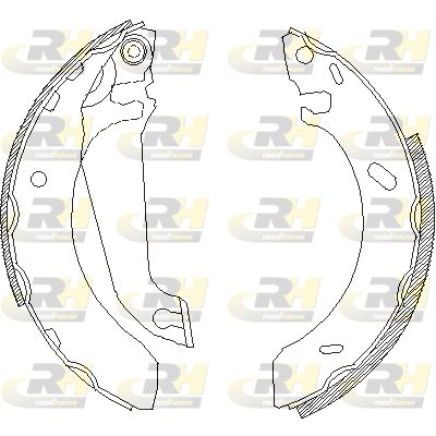 Колодки тормозные барабанные ROADHOUSE 430400
