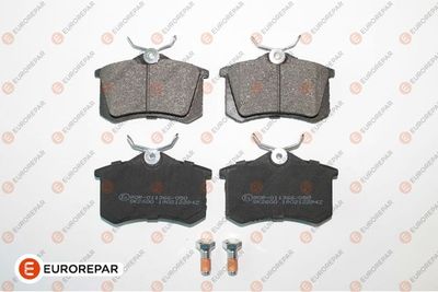 Колодки тормозные задние EUROREPAR 1617249980