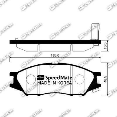 Колодки SPEEDMATE SMBPS004