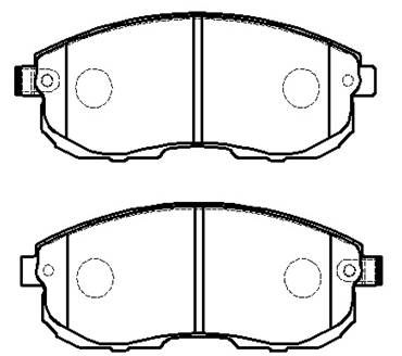 Колодки тормозные дисковые HSB HP9071