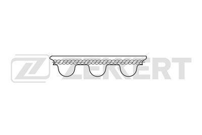 Ремень зубчатый ГРМ Zekkert ZR1021