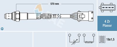 Лямбда-зонд FAE 77283