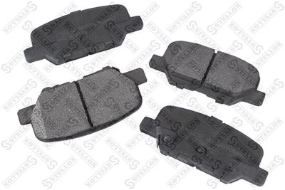Колодки дисковые задние с антискрипными пластинами STELLOX 000653BSX