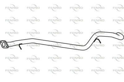 Глушитель средняя часть FERROZ 23064