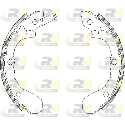 Колодки тормозные барабанные ROADHOUSE 406000