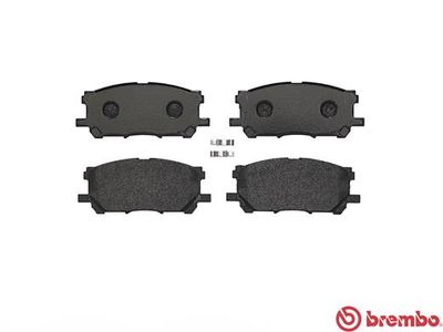 Колодки тормозные передние BREMBO P83067
